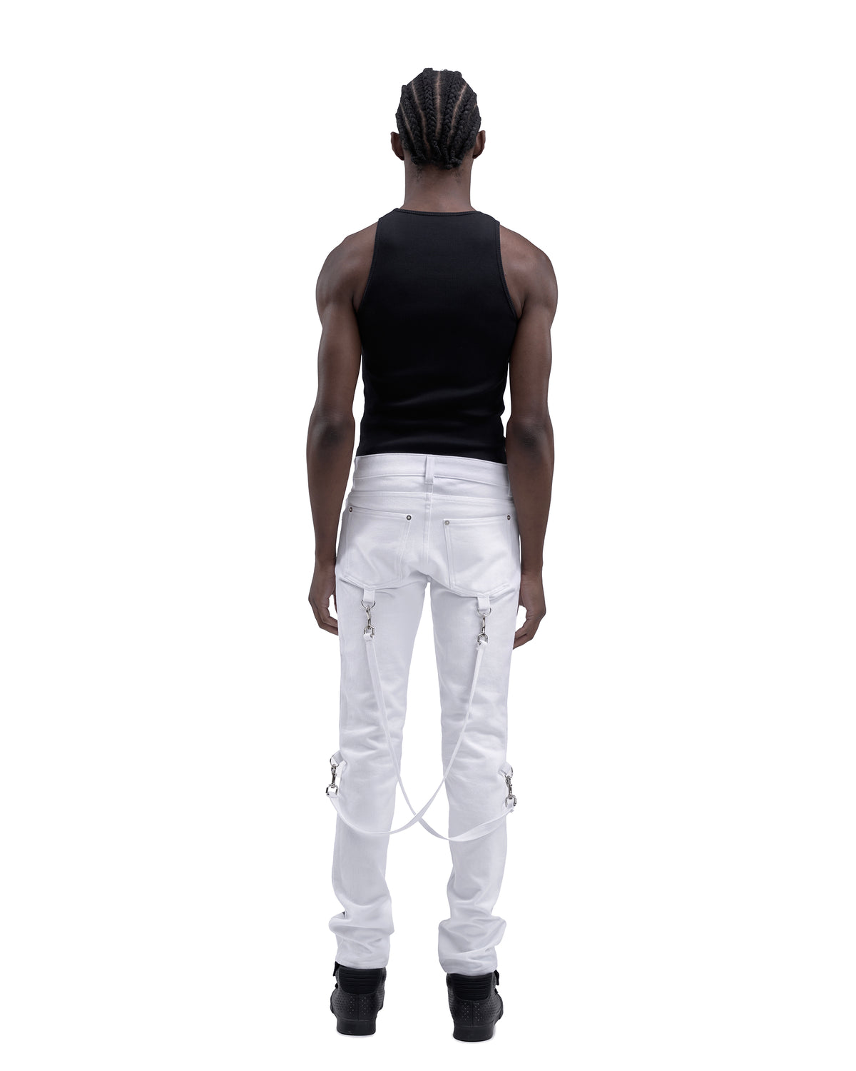 DENTES bondage denim WHITE