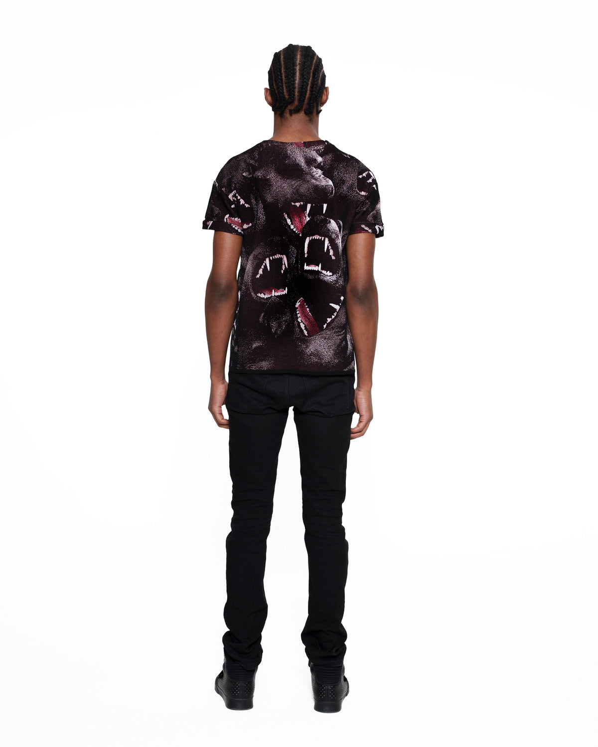 CANINE fine knit t-shirt