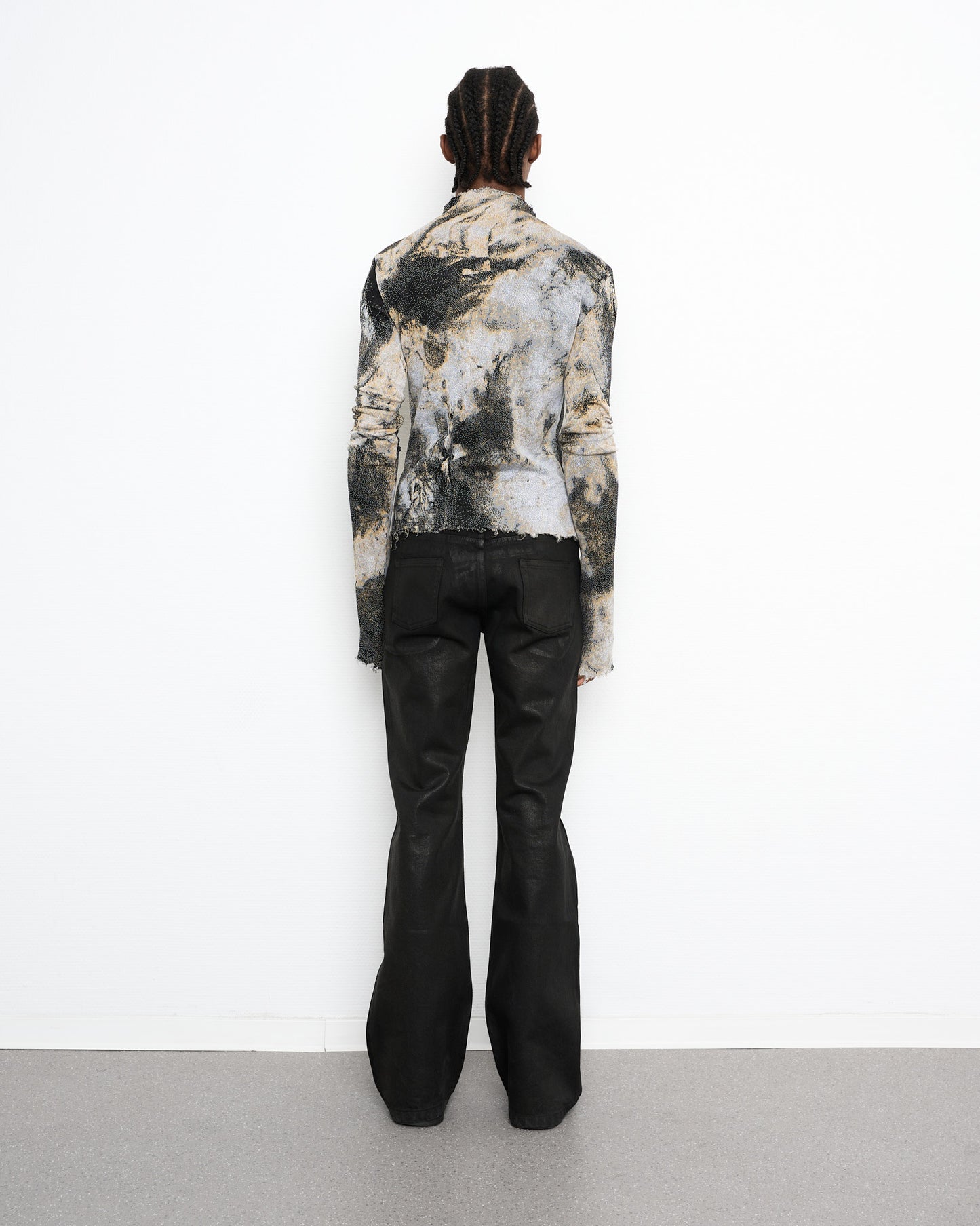 DIRT distressed turtleneck