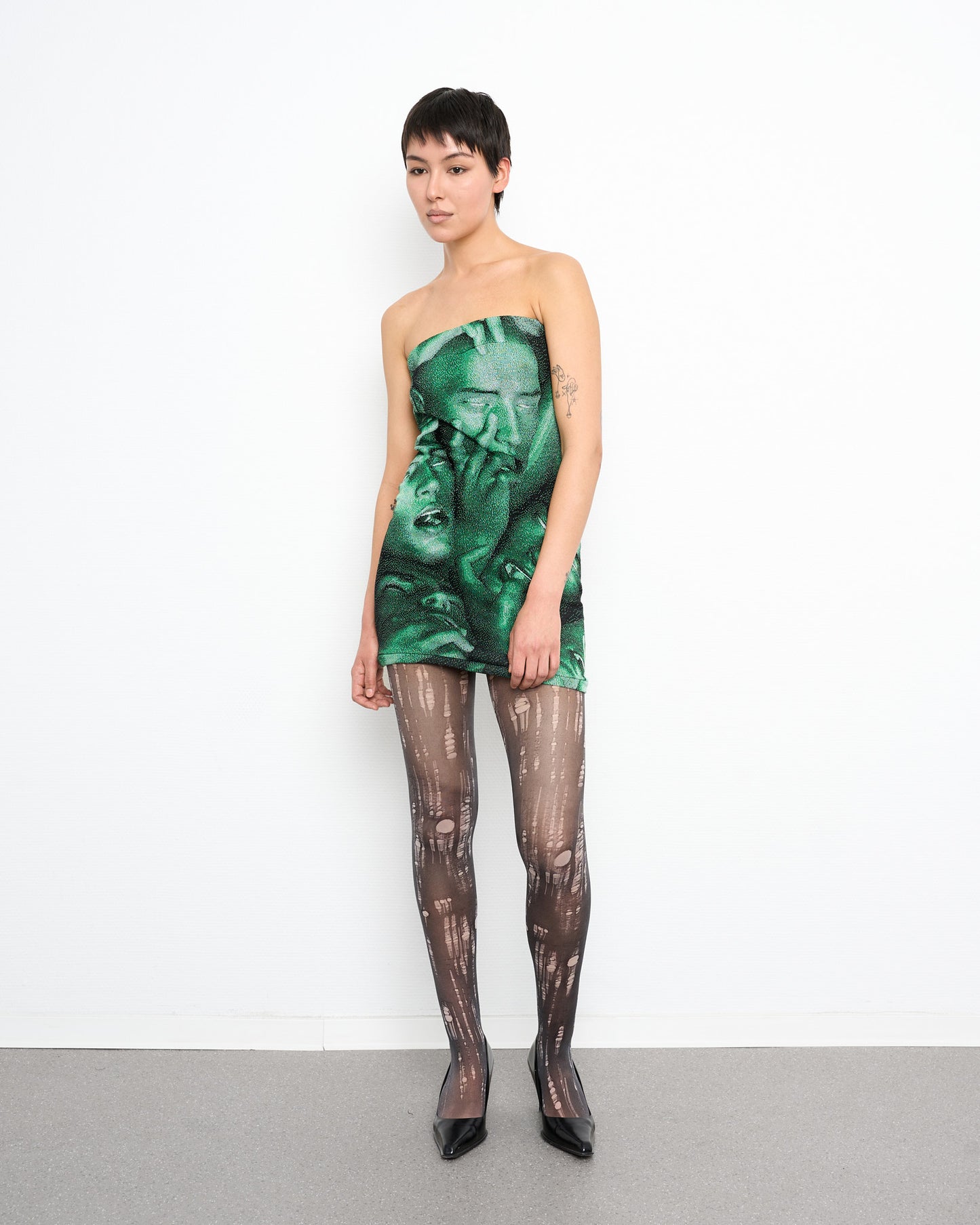 NIGHTVISION fine knit tube dress