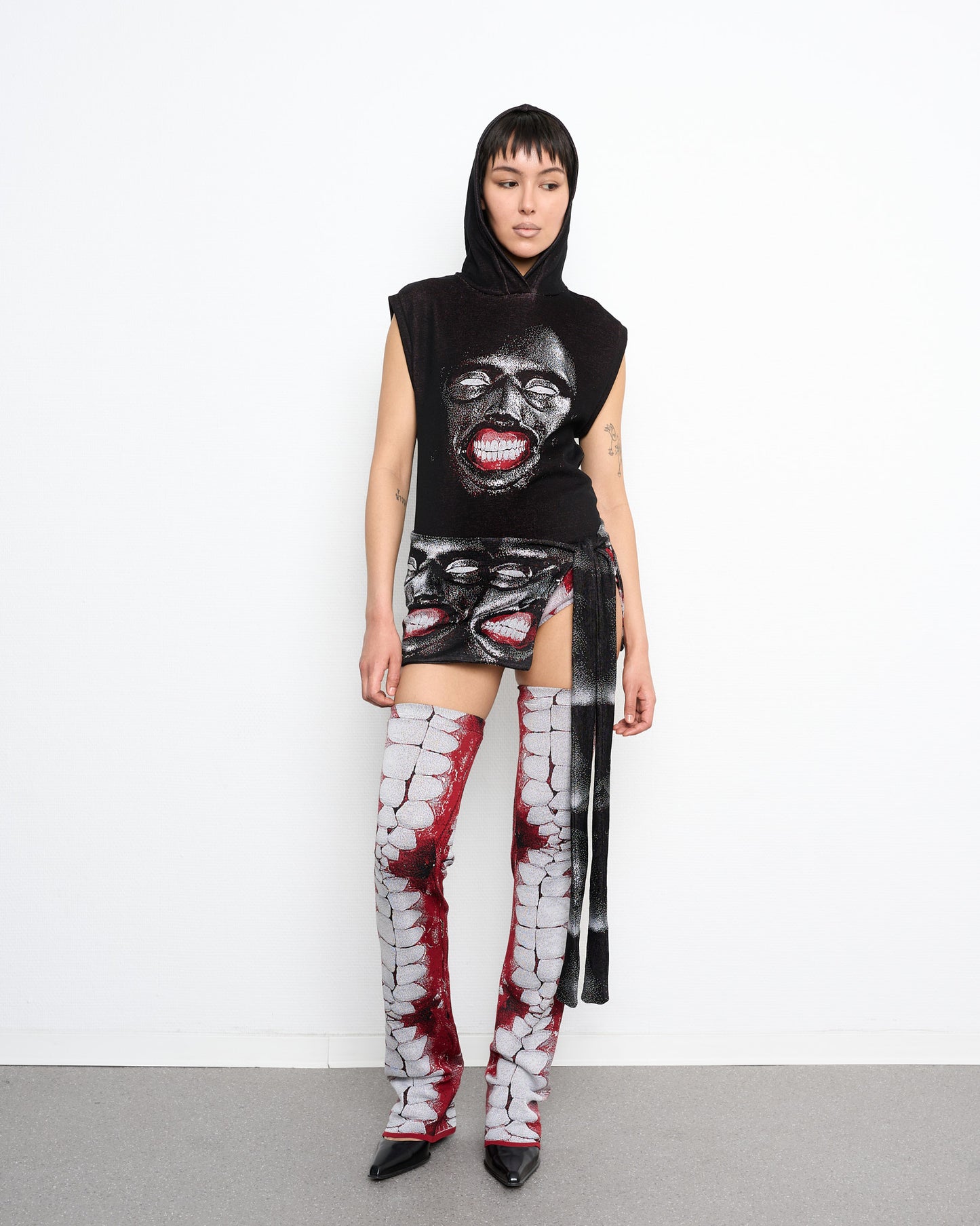 TEETH fine knit legwarmers