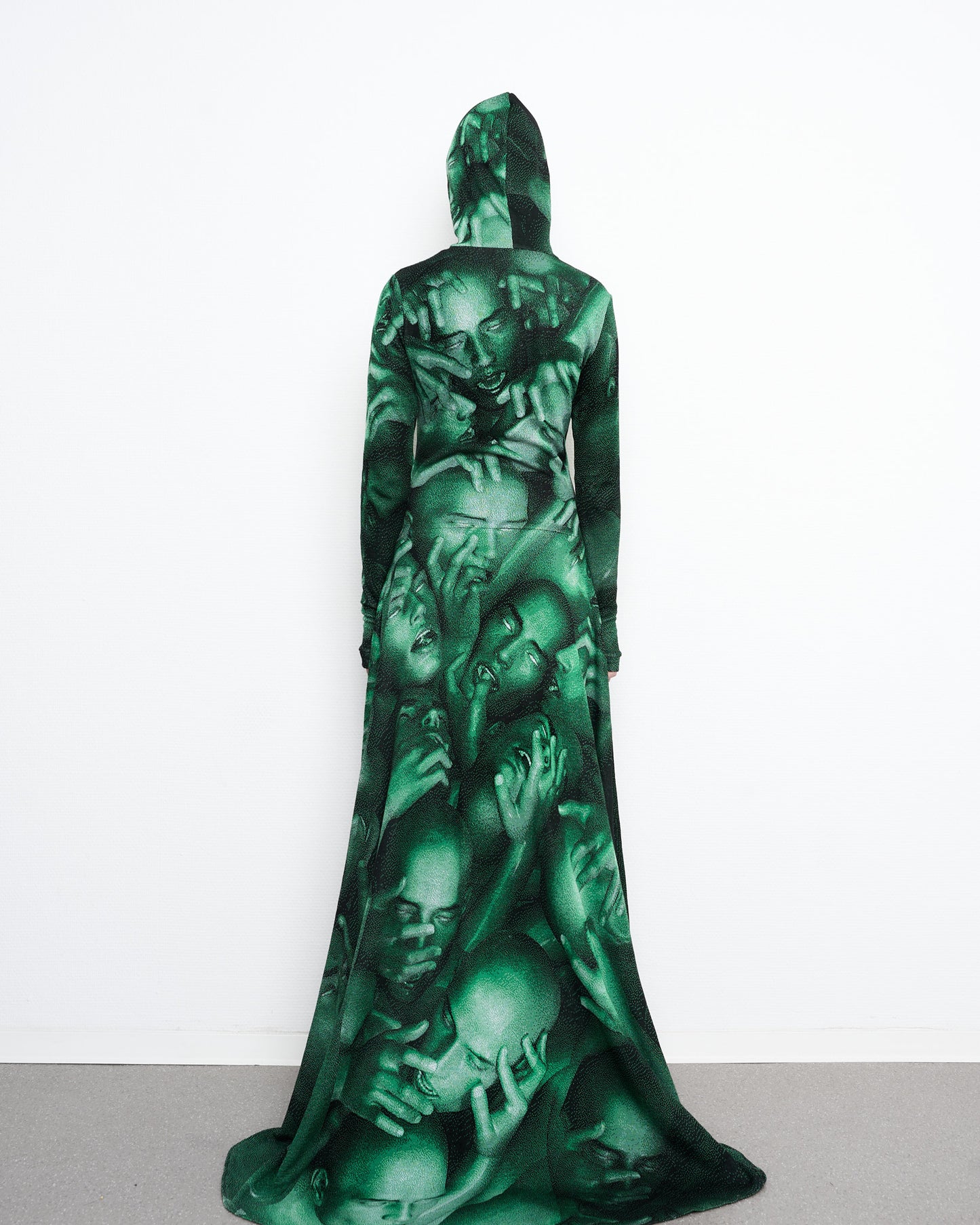 NIGHTVISION fine knit high low dress