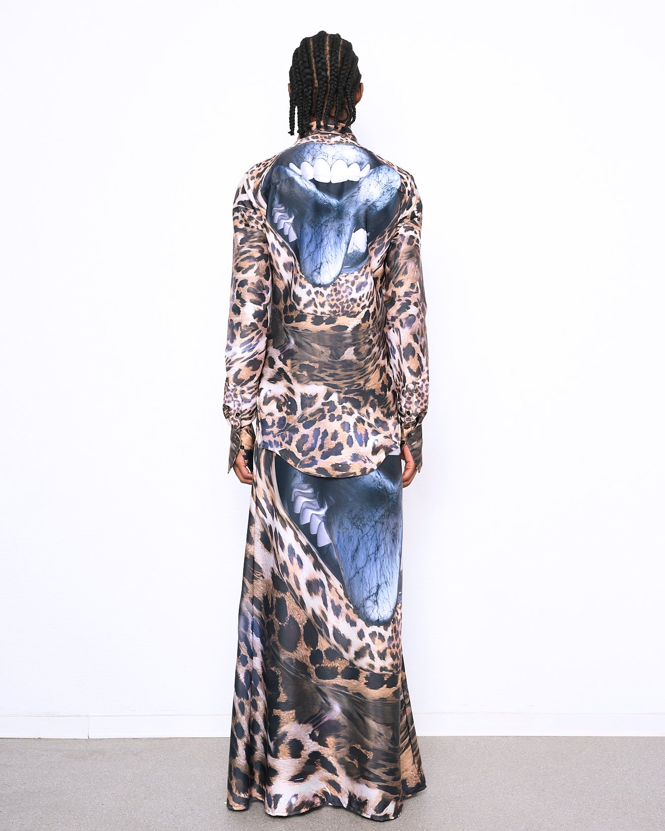 CHEETAH printed button down shirt