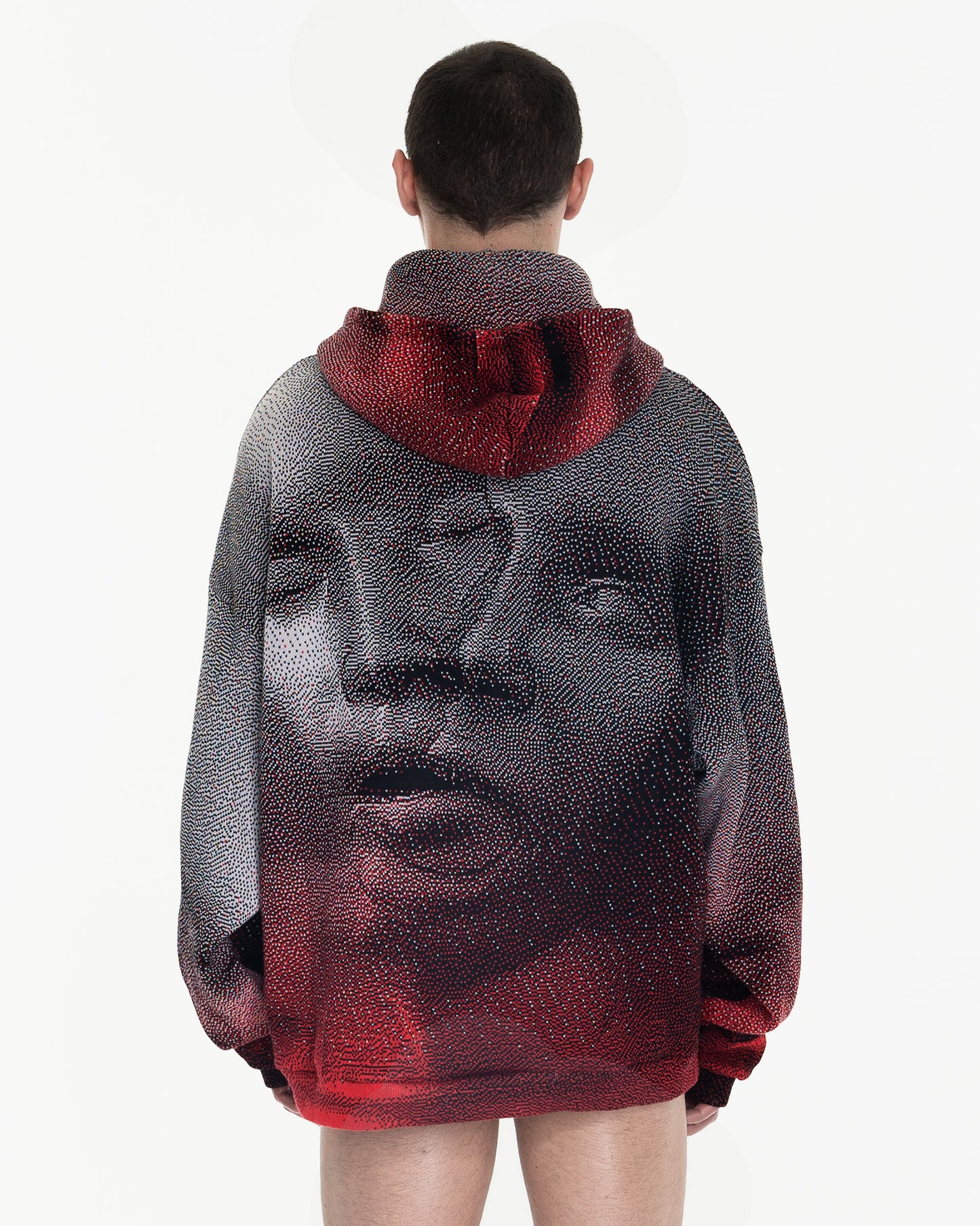 interface knit hoodie