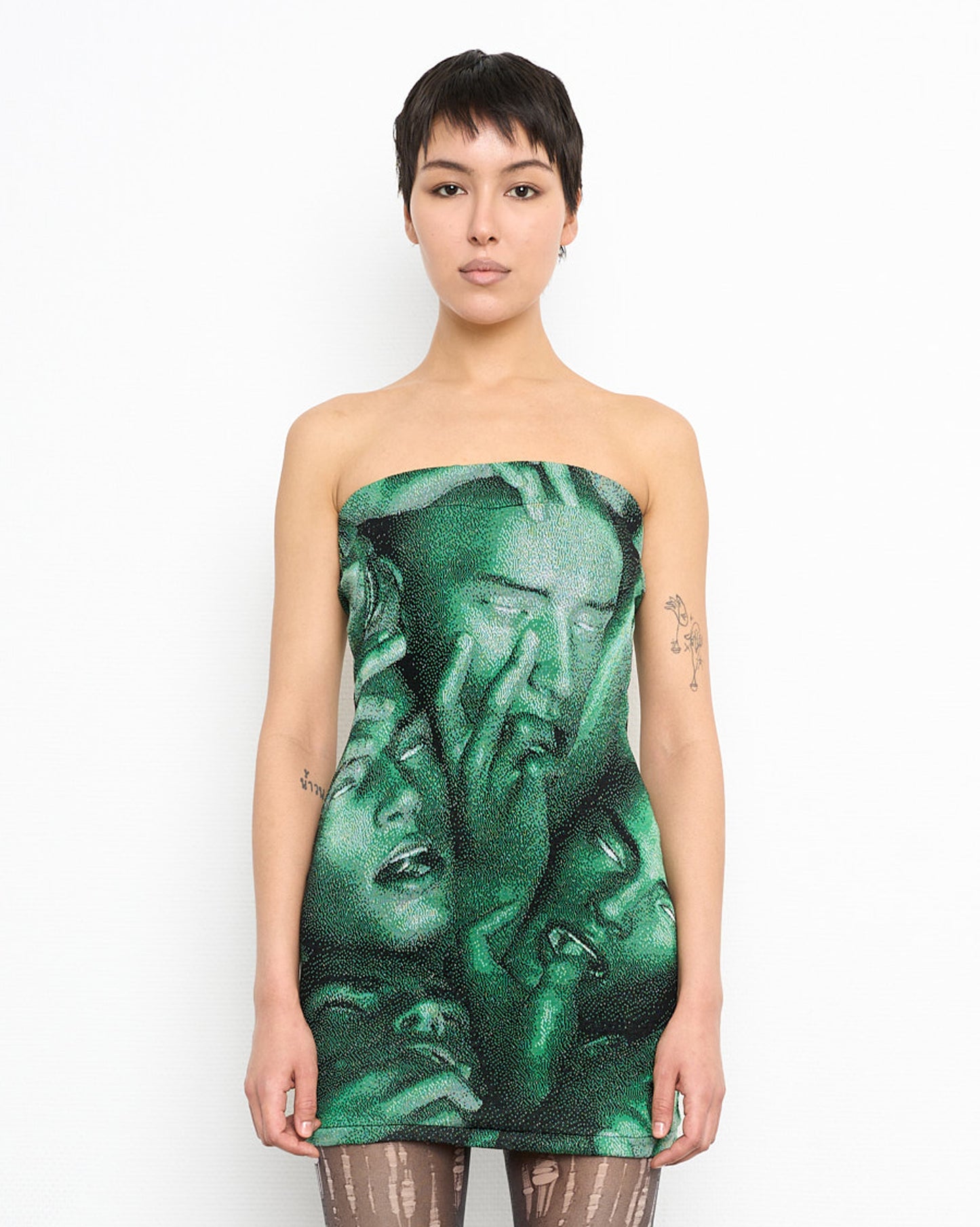 NIGHTVISION fine knit tube dress