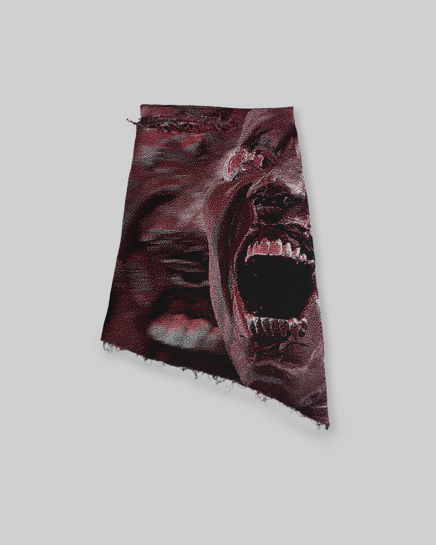 umbra distressed knit skirt