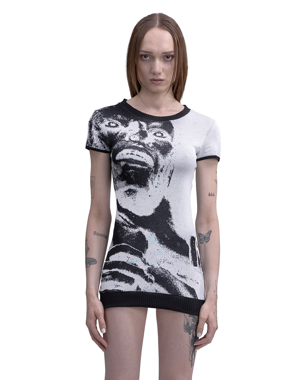 CHOKE fine knit tee