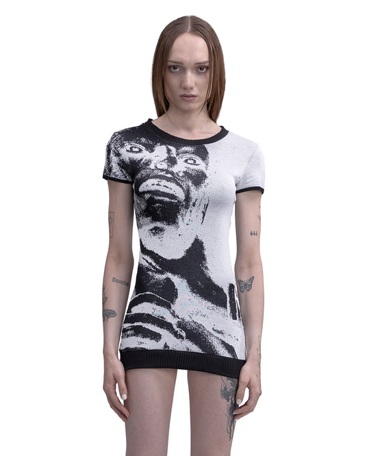 CHOKE fine knit tee