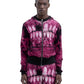 DENTES heavy knit hoodie PINK