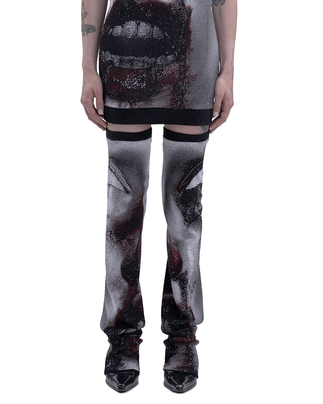 SACRIFICE fine knit legwarmers