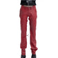 CYBORG latex bondage pants RED