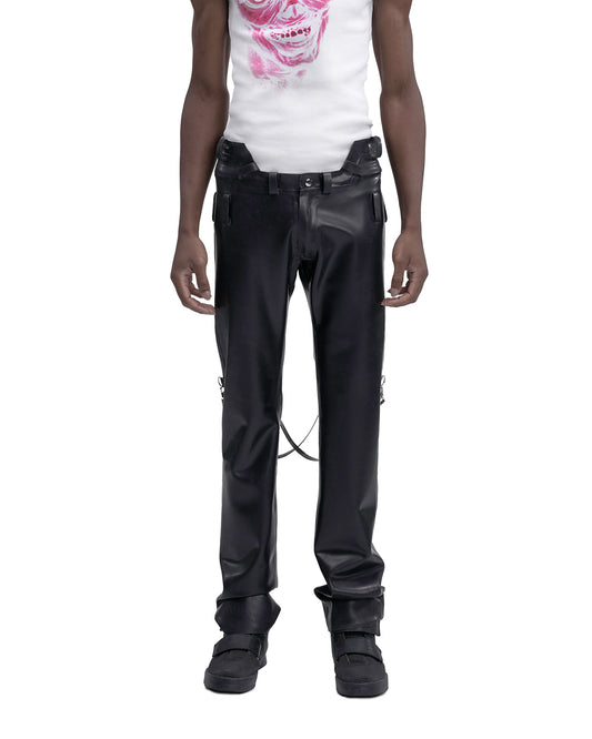 CYBORG latex bondage pants BLACK