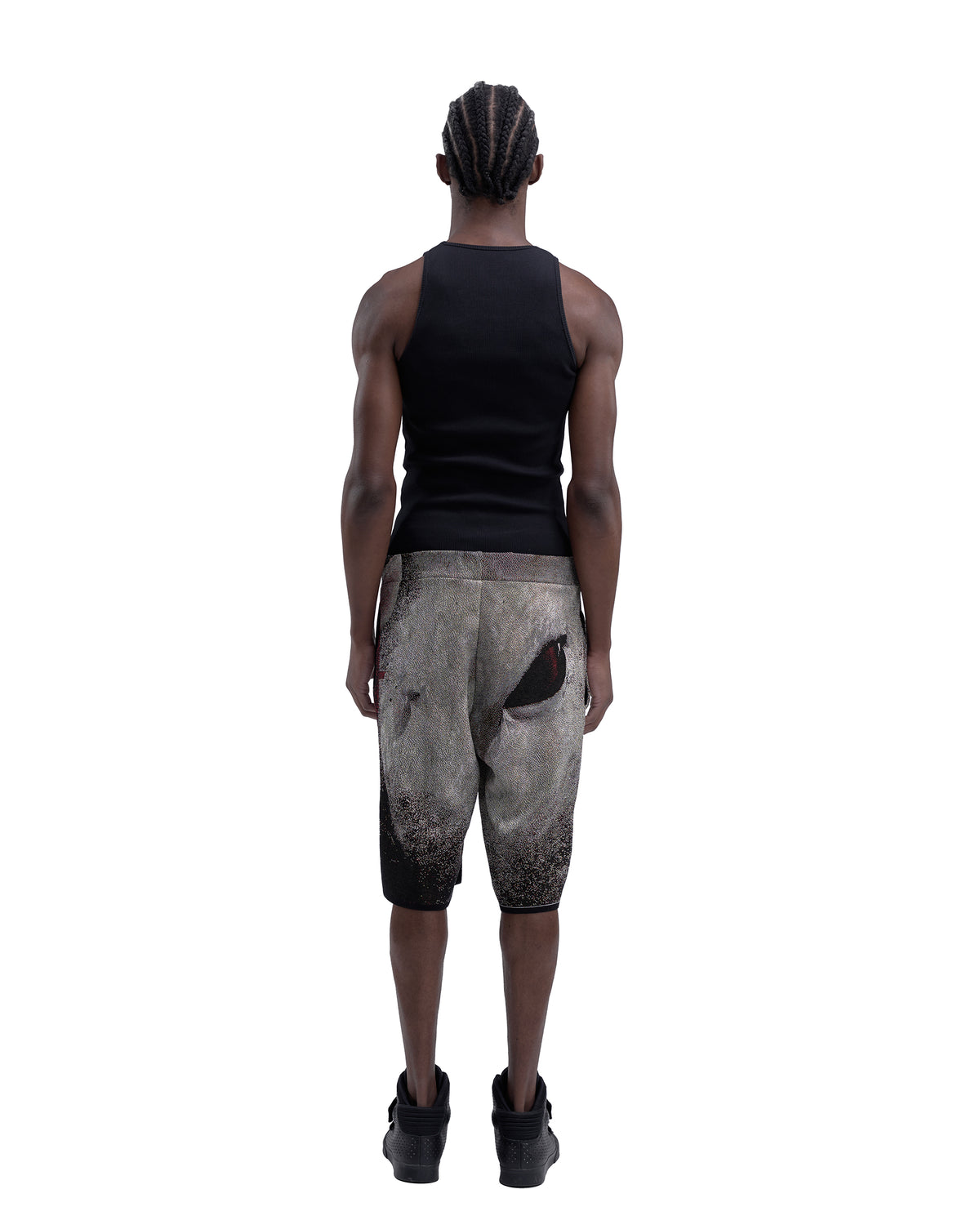 CROSSHAIR fine knit shorts
