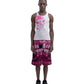 DENTES heavy knit shorts PINK