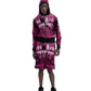 DENTES heavy knit hoodie PINK