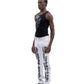 DENTES bondage denim WHITE