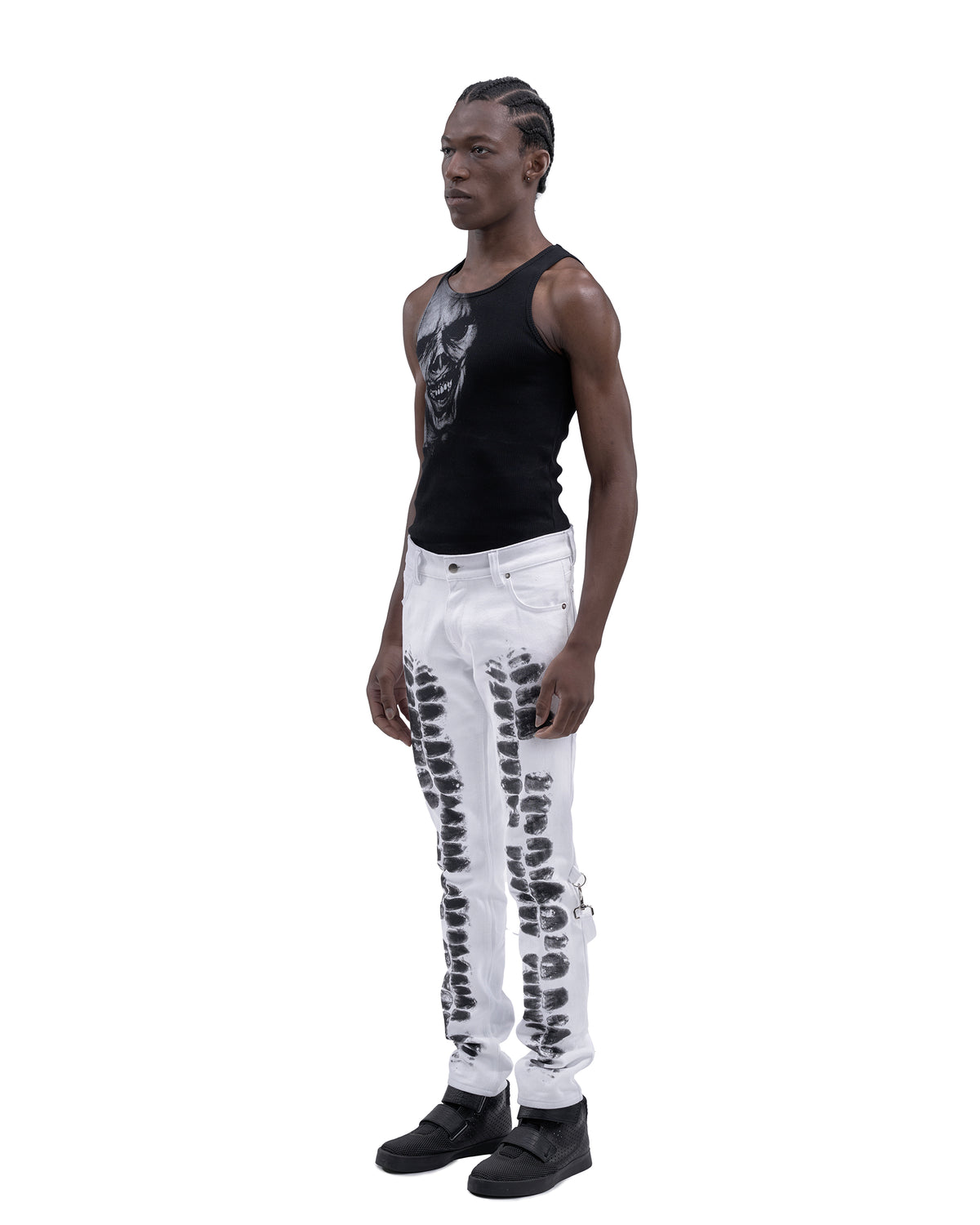 DENTES bondage denim WHITE