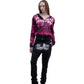 DENTES heavy knit hoodie PINK