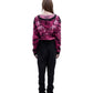 DENTES heavy knit hoodie PINK