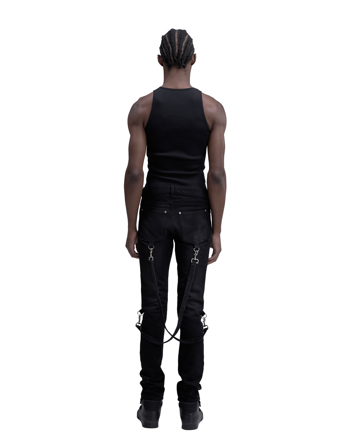 DENTES bondage denim BLACK