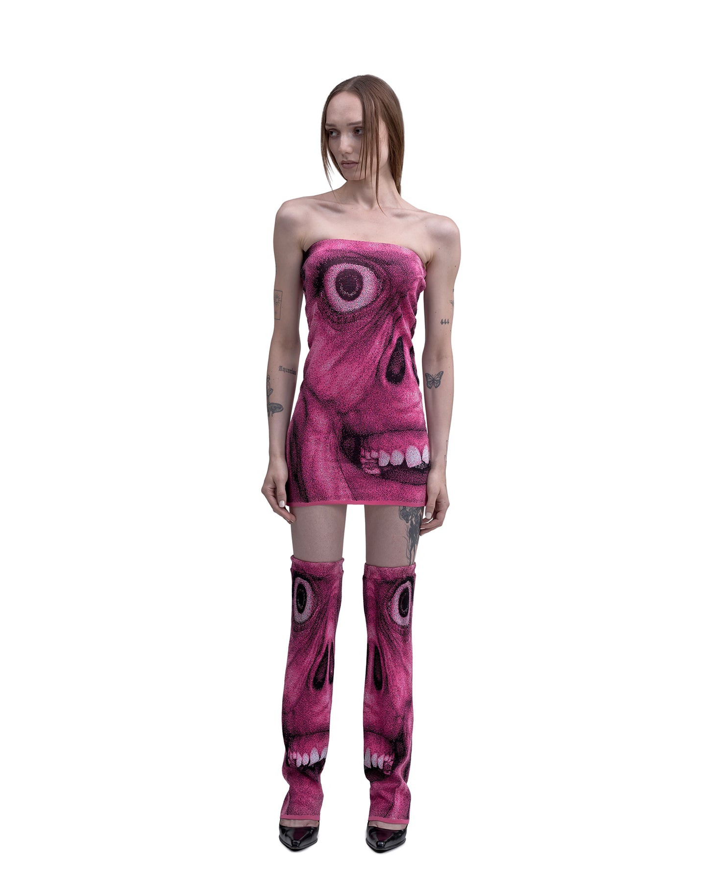GHOUL fine knit tube dress