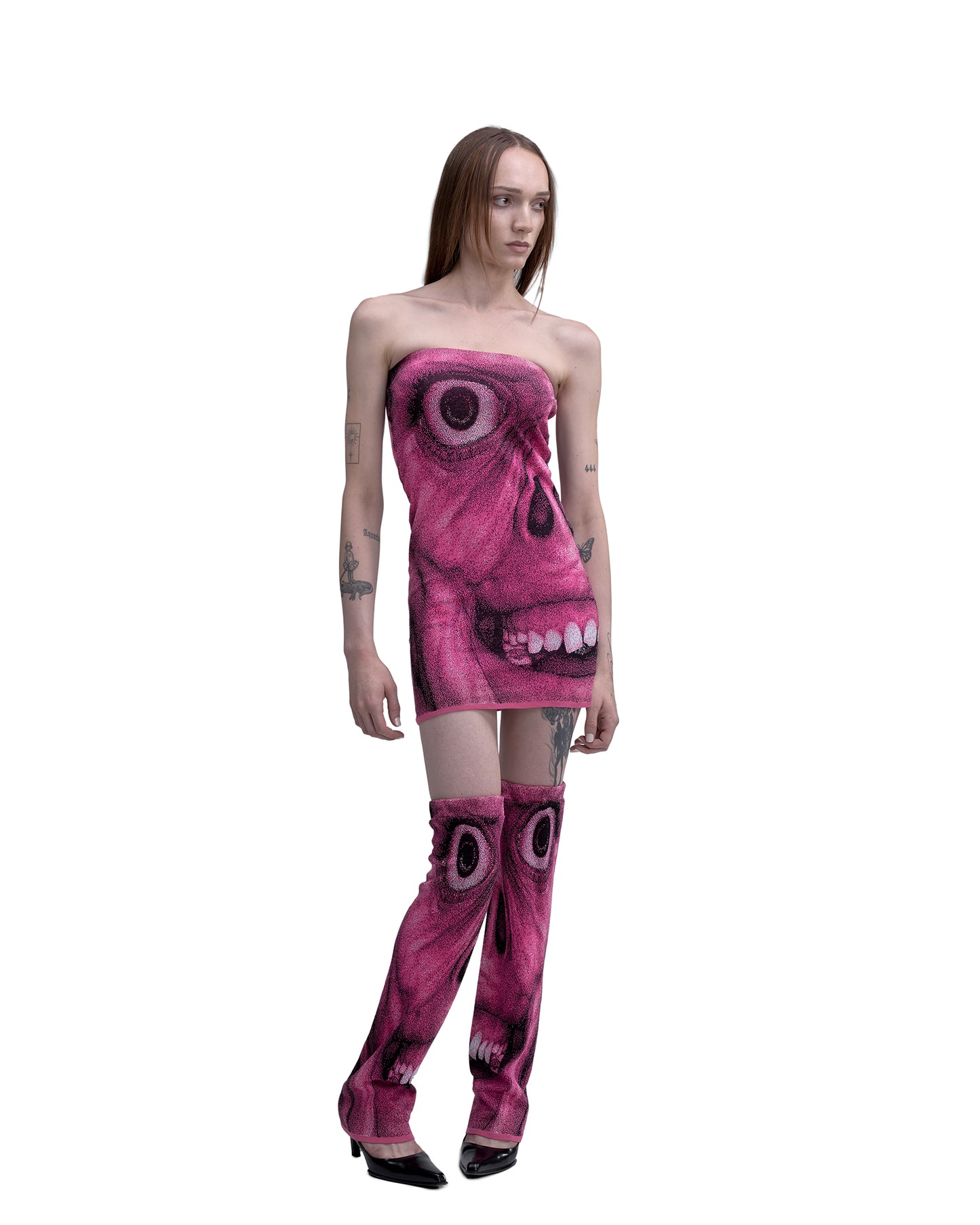 GHOUL fine knit tube dress
