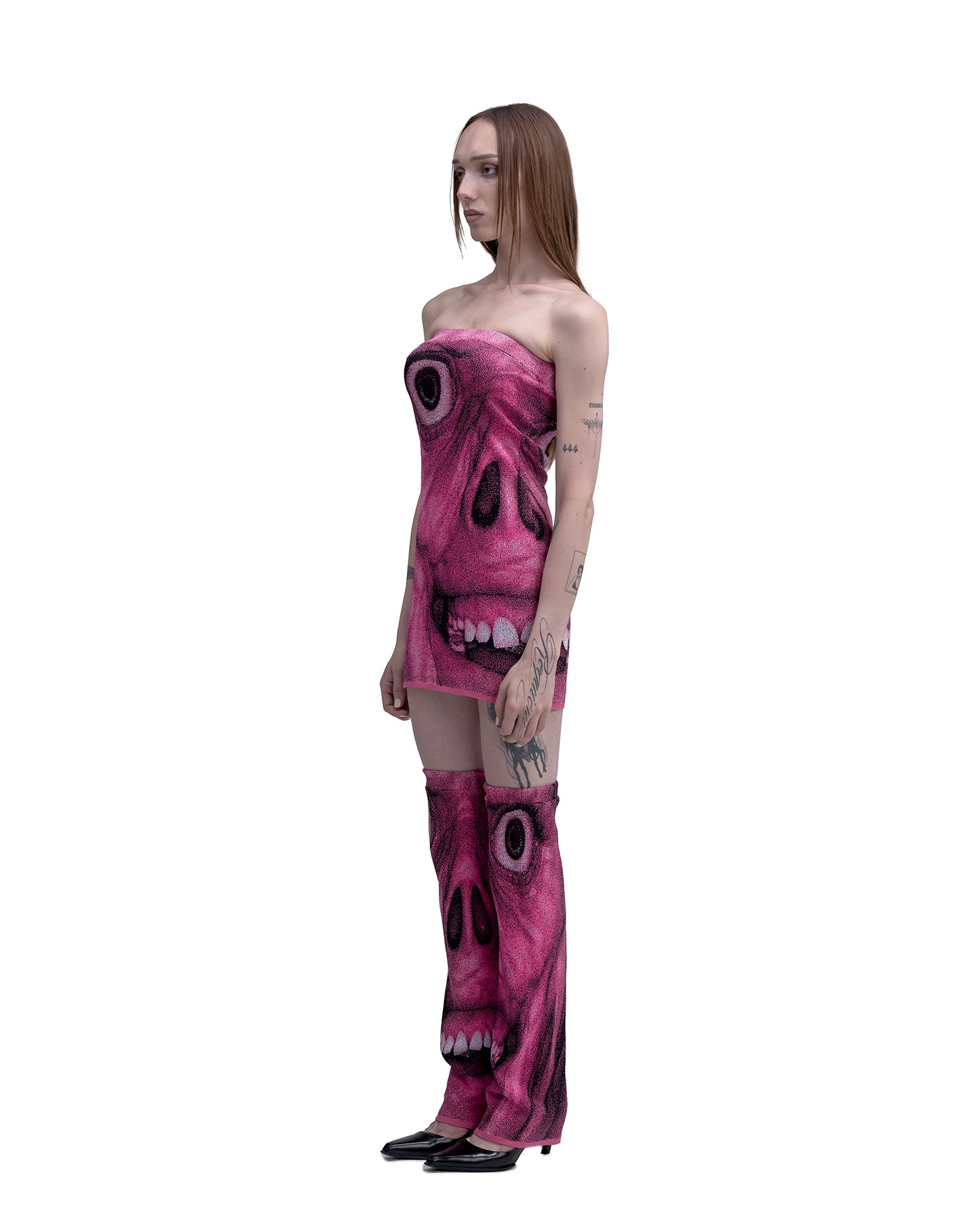 GHOUL fine knit tube dress