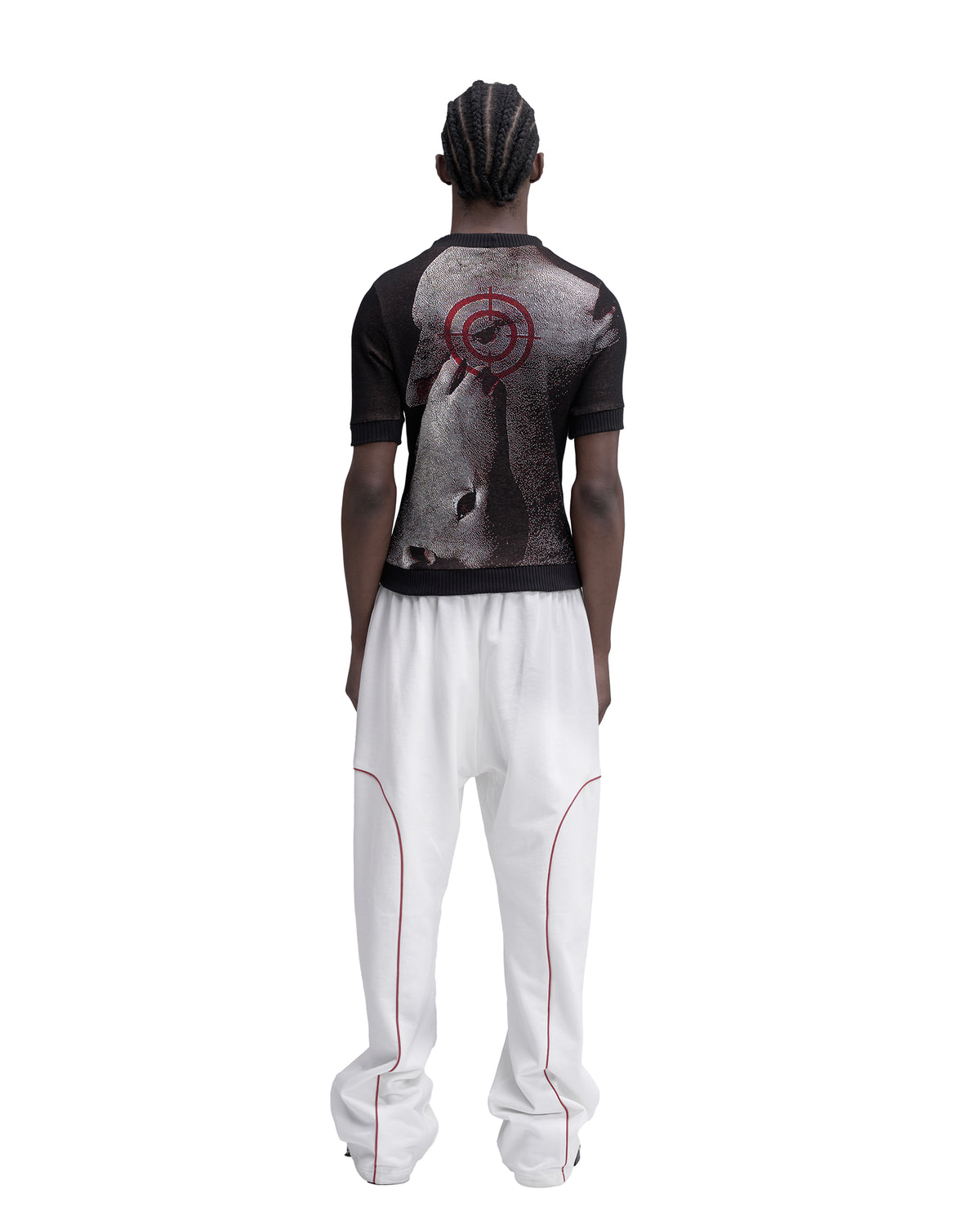 CROSSHAIR fine knit v-neck