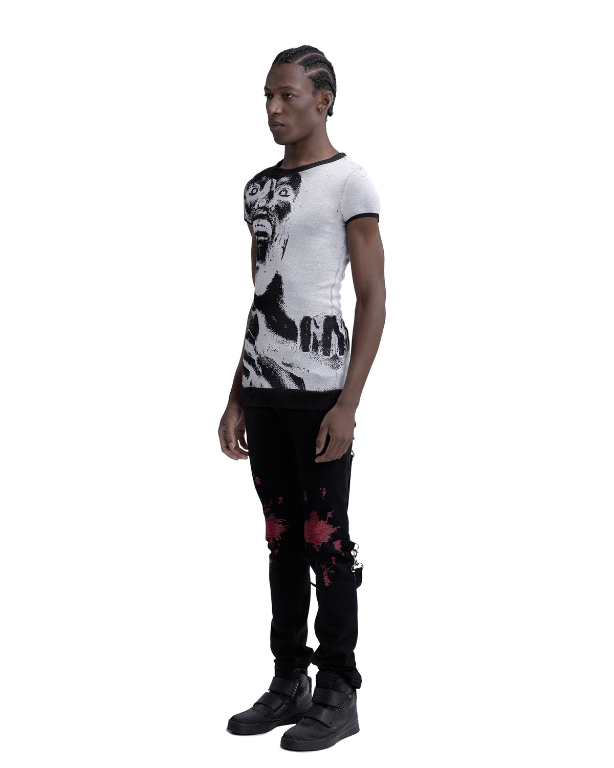 CHOKE fine knit tee