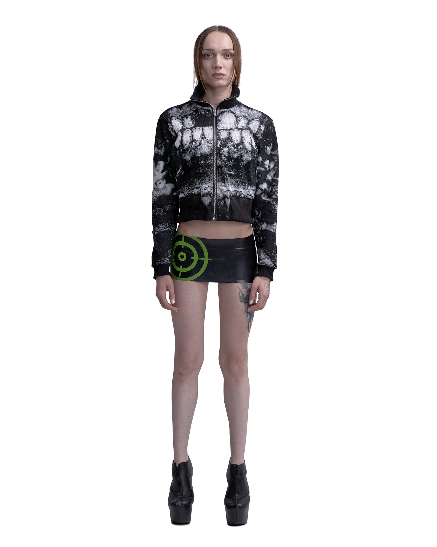 DENTES fine knit bomber