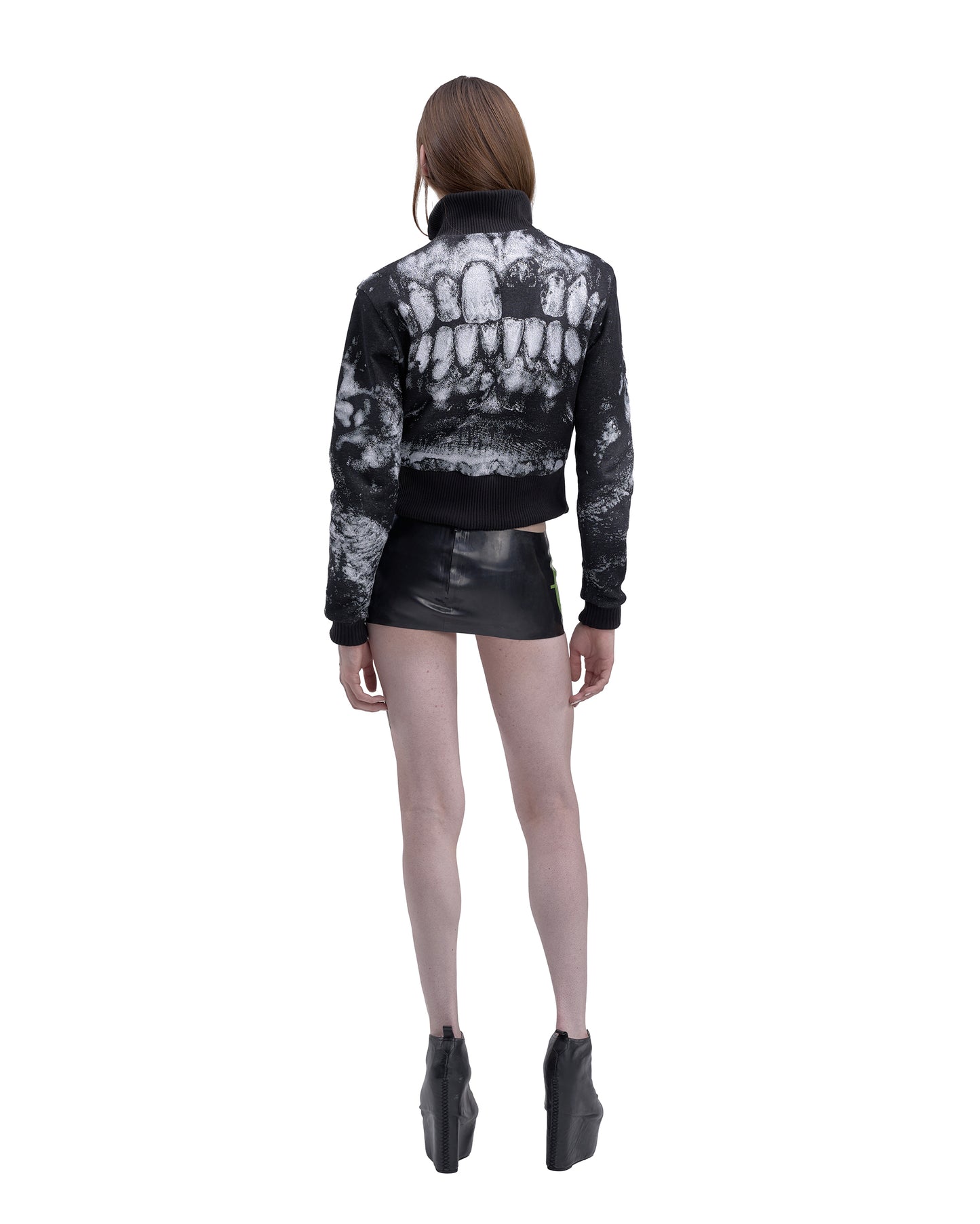 DENTES fine knit bomber