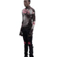 CROSSHAIR fine knit distressed turtleneck