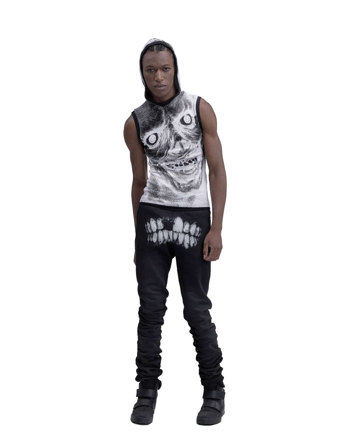 DENTES stacked joggers