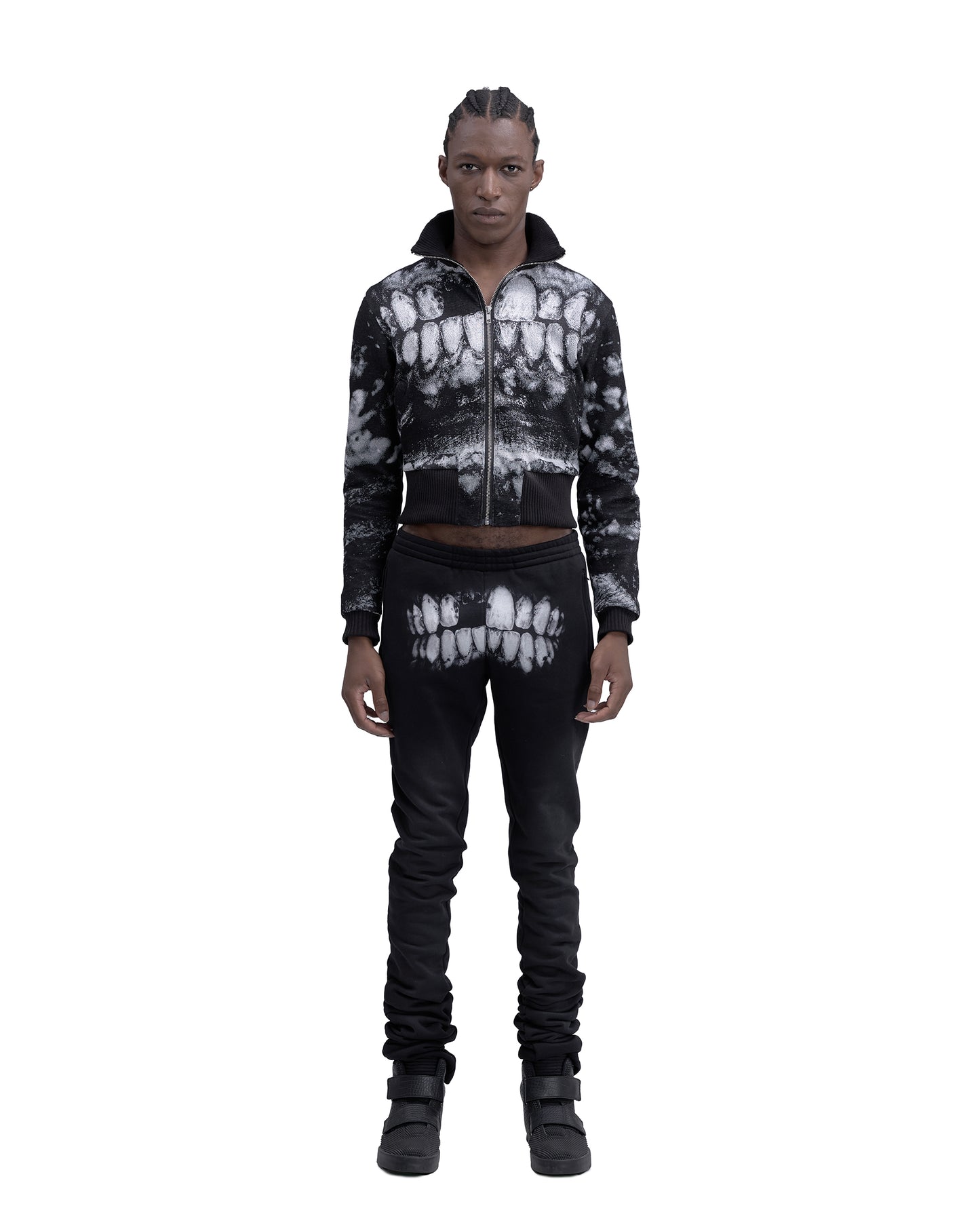 DENTES fine knit bomber