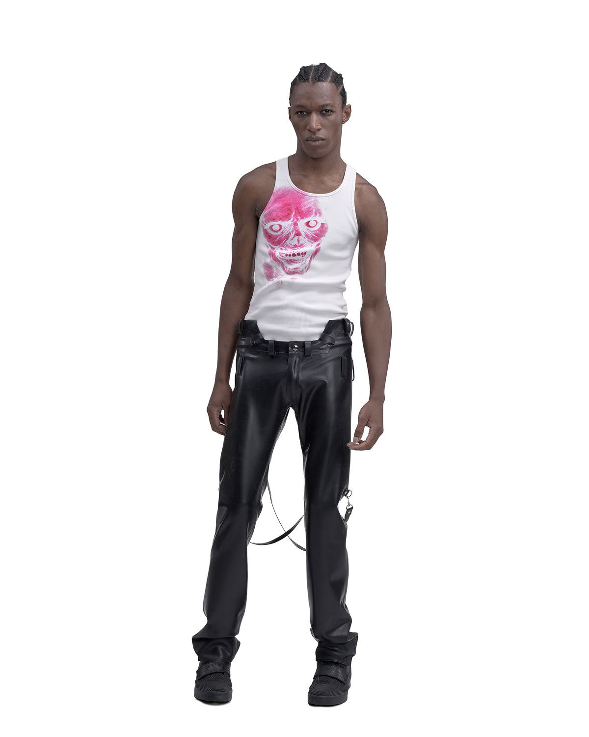 CYBORG latex bondage pants BLACK