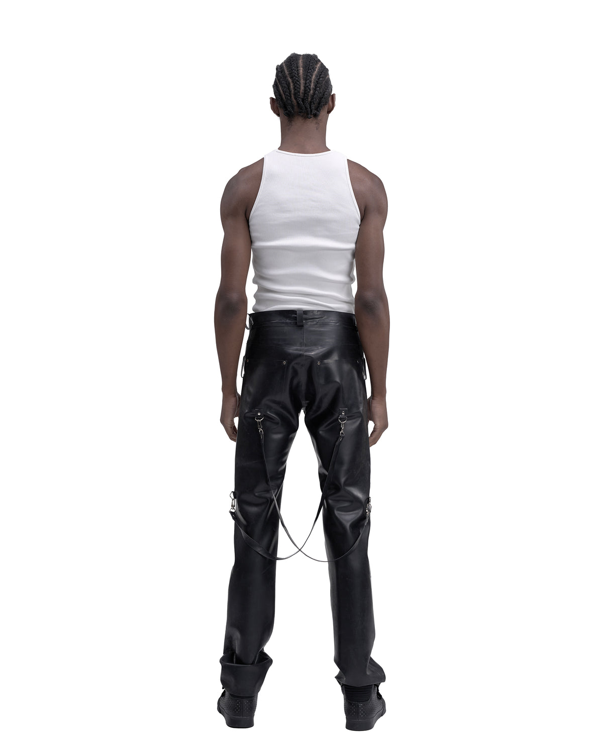 CYBORG latex bondage pants BLACK