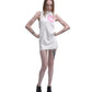 CROSSHAIR latex tank/dress WHITE