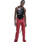 CYBORG latex bondage pants RED