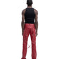 CYBORG latex bondage pants RED