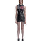 CROSSHAIR latex tank/dress BLACK