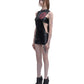 CROSSHAIR latex tank/dress BLACK