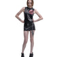 CROSSHAIR latex tank/dress BLACK