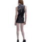 CROSSHAIR latex tank/dress BLACK