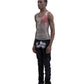 CROSSHAIR latex transparent tank top