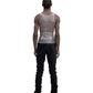 CROSSHAIR latex transparent tank top