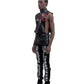 CROSSHAIR latex tank/dress BLACK