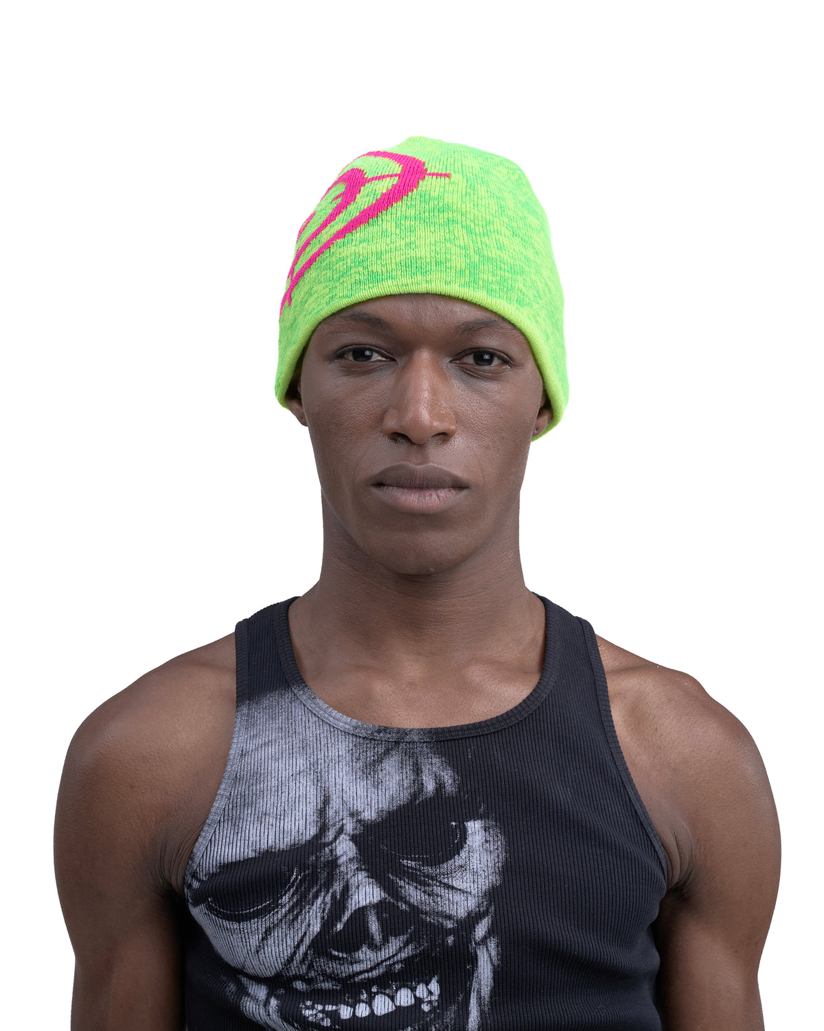 CROSSHAIR knit beanie NEON