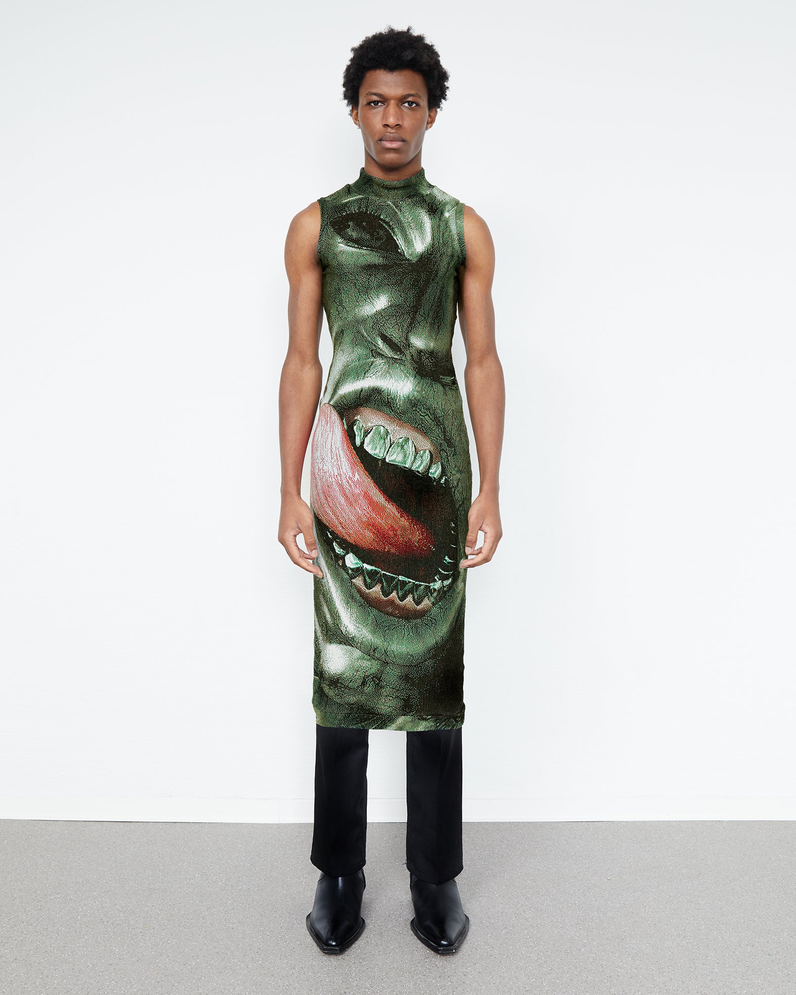 flytrap fine knit dress