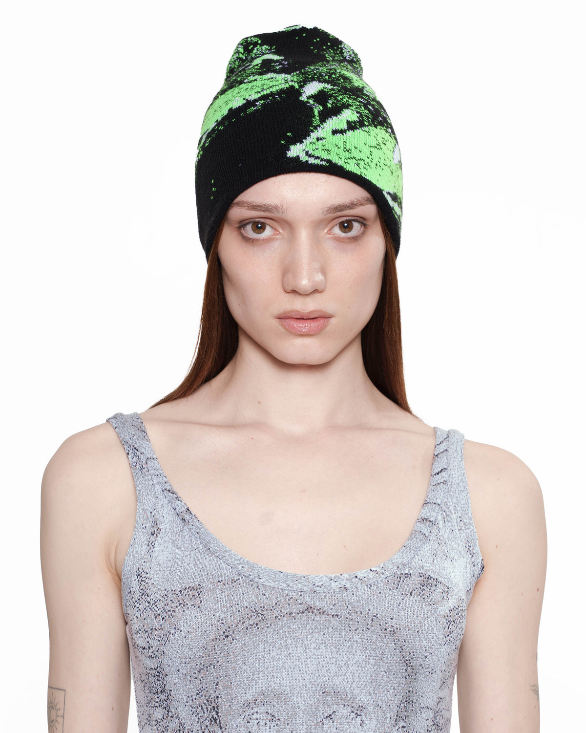 CANINE beanie NEON GREEN