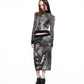 PROTECTOR fine knit midi skirt PATINA